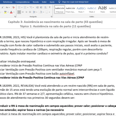 Tópico do Banco de Questões.