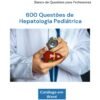 Capa do Banco de Questões sobre Hepatologia Pediátrica.