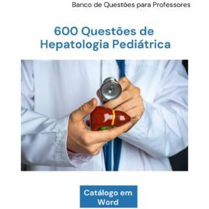 Capa do Banco de Questões sobre Hepatologia Pediátrica.