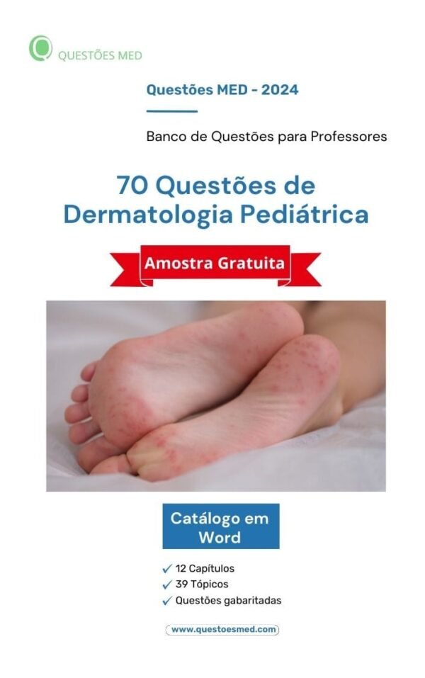 Banco de Questões Gratuito de Dermatologia Pediátrica