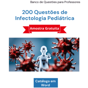 Capa do catálogo de Infectologia Pediátrica