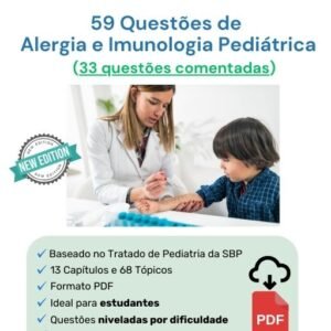 Banco de Questões Gratuito de Alergia e Imunologia Pediátrica (PDF)