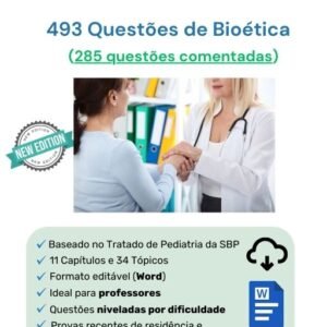 493 Questões de Bióetica (285 comentadas) em Word