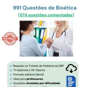 991 Questões de Bióetica (574 comentadas) em Word