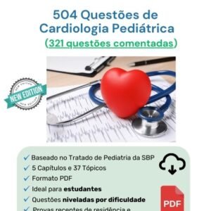 504 Questões de Cardiologia Pediátrica (321 comentadas) PDF
