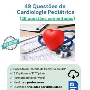 Banco de Questões Gratuito de Cardiologia Pediátrica em Word