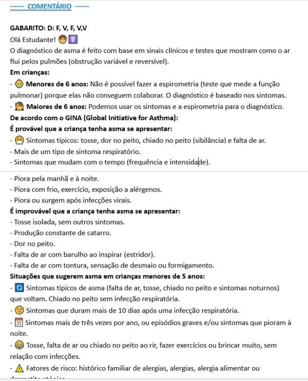 958 Questões de Alergia e Imunologia Pediátrica (581 comentadas) - Imagem 2
