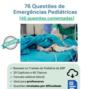Banco de Questões Gratuito de Emergências Pediátricas em Word