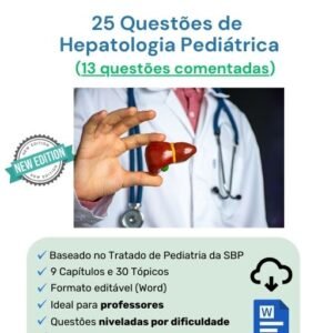 Banco de Questões Gratuito de Hepatologia Pediátrica em Word