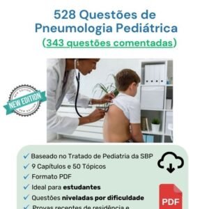 528 Questões de Pneumologia Pediátrica (343 comentadas) PDF