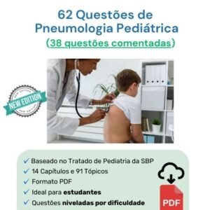 Banco de Questões Gratuito de Pneumologia Pediátrica em PDF