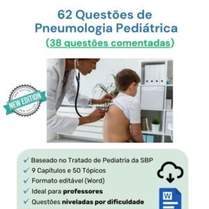 Banco de Questões Gratuito de Pneumologia Pediátrica em Word
