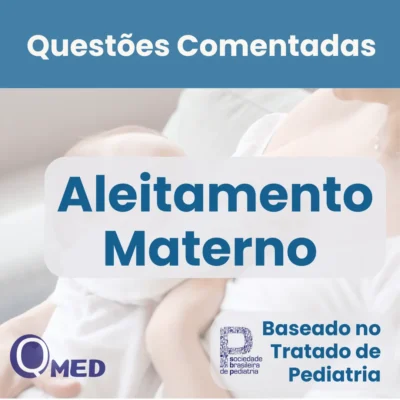 Capa do ebook Questões Comentadas de Aleitamento Materno para Residência Médica – Questões MED