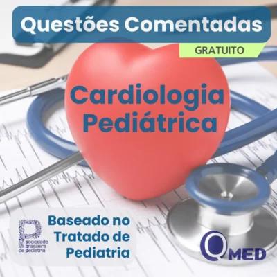 Capa do ebook gratuito Questões Comentadas de Cardiologia Pediátrica para Residência Médica – Questões MED
