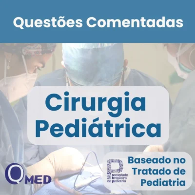 Capa do ebook Questões Comentadas de Cirurgia Pediátrica para Residência Médica – Questões MED