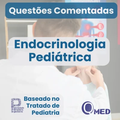 Capa do ebook Questões Comentadas de Endocrinologia Pediátrica para Residência Médica – Questões MED