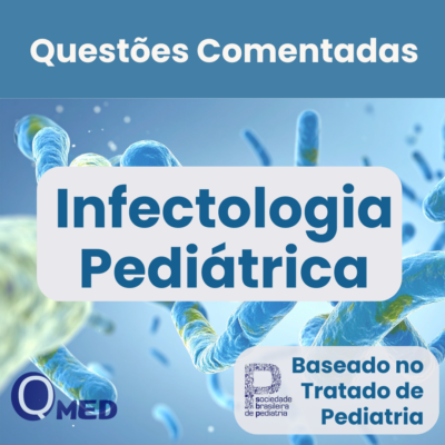 Capa do ebook Questões Comentadas de Infectologia Pediátrica para Residência Médica – Questões MED