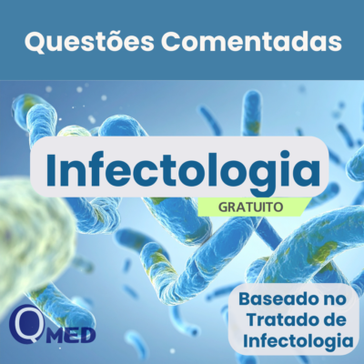Capa do ebook gratuito Questões Comentadas de Infectologia Pediátrica para Residência Médica – Questões MED