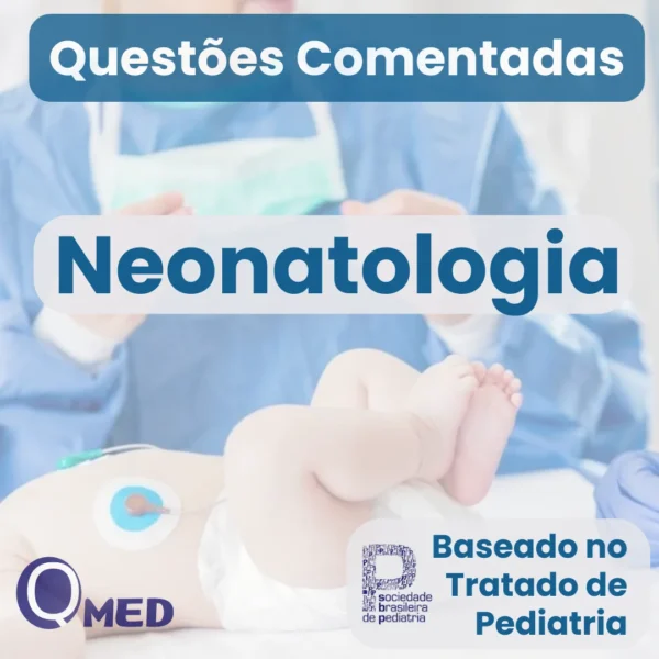 Capa do ebook de Questões Comentadas de Neonatologia para Residência Médica – Questões MED