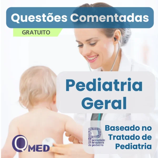 Capa do Banco de Questões Comentadas do Tratado de Pediatria – Volume 1 – Questões MED