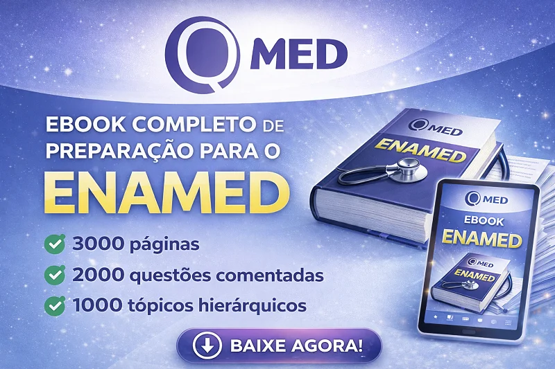 banner do ebook ENAMED com 2000 questões de residência comentadas