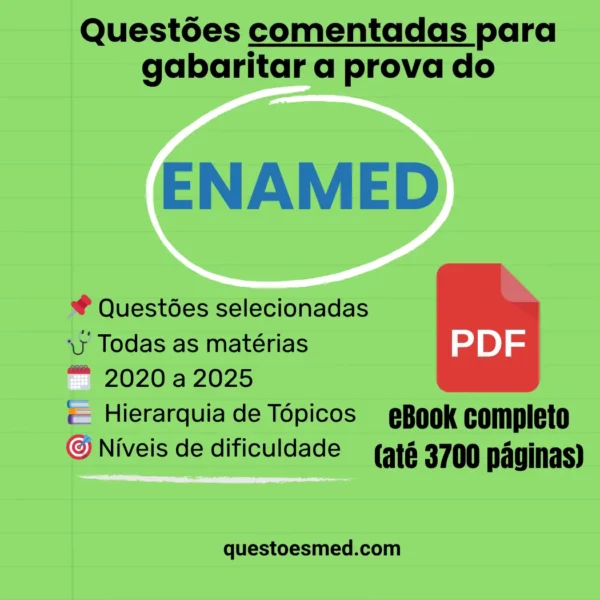 ENAMED 2000 – Banco de Questões Comentadas e Classificadas por Temas