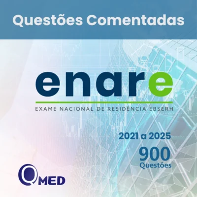 Capa do ebook com 900 questões comentadas do ENARE – Questões MED