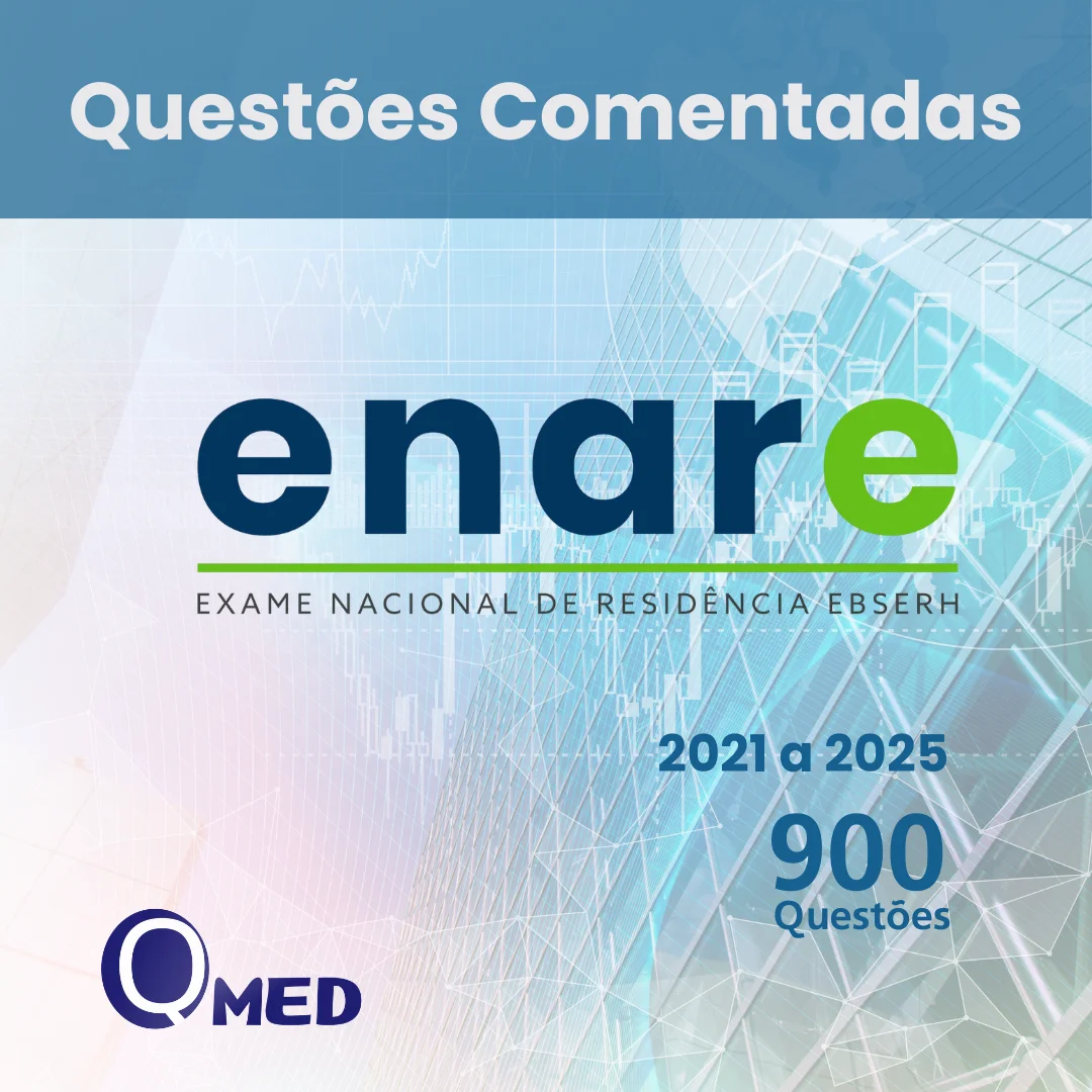 Capa do ebook com 900 questões comentadas do ENARE – Questões MED