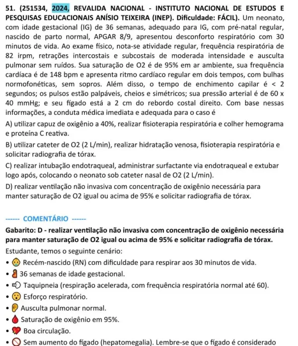 REVALIDA Sistematizado: 800 Questões Comentadas (2017–2024) - Imagem 3