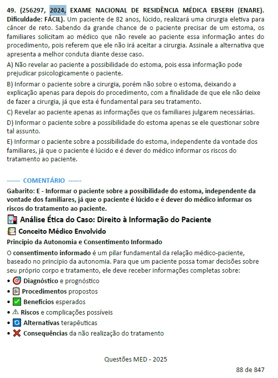 Revisão Intensiva de Ética Médica – 450 Questões Comentadas - Imagem 2
