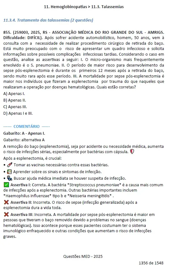 Revisão Intensiva de Hematologia – 980 Questões Comentadas (2018–2025) - Imagem 2