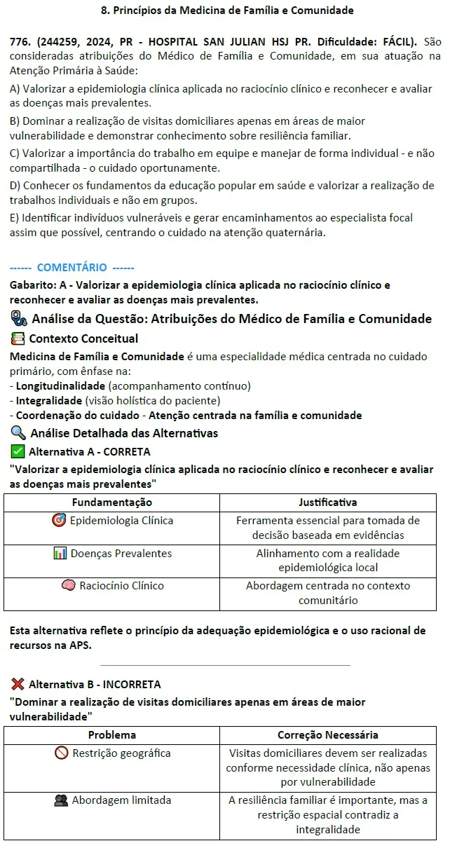 Revisão Intensiva de Medicina de Família e Comunidade – 800 Questões Comentadas - Imagem 2