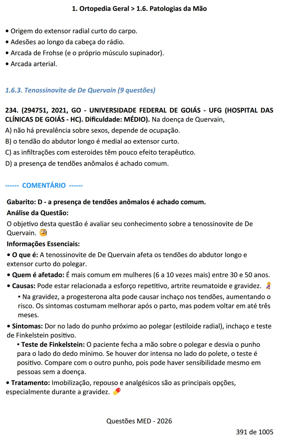 Questões Comentadas de Ortopedia para Residência Médica – Revisão Intensiva - Imagem 2